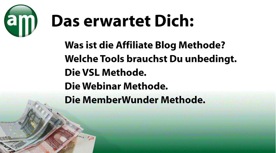 Affiliate Marketing / Affiliate Quickstart Strategien