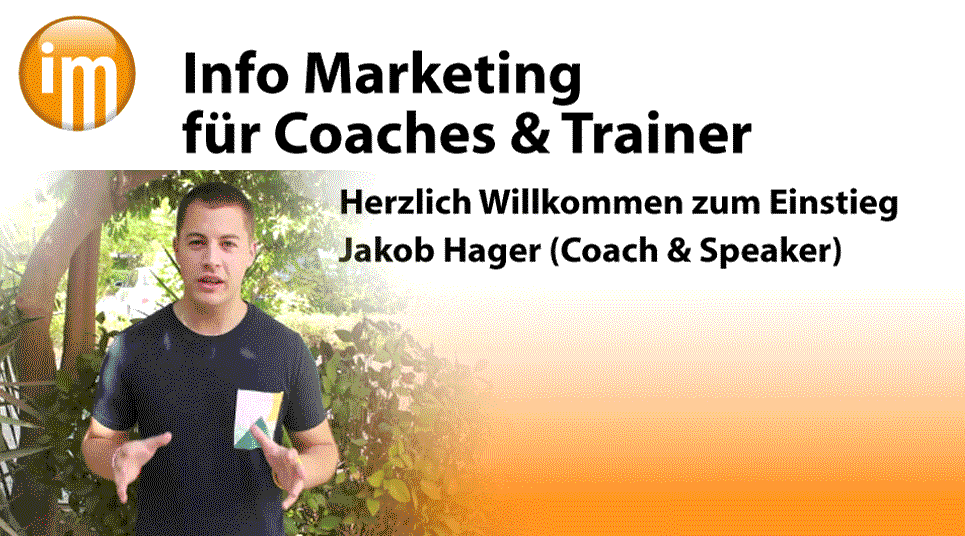 Info Marketing Coach Jakob Hager