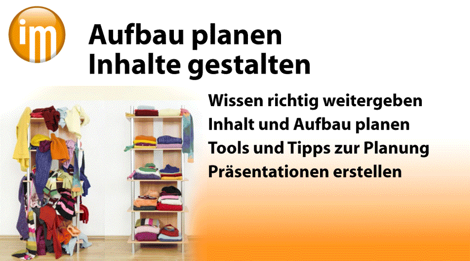 Info Marketing Info Produkt Aufbau planen & Inhalte gestalten