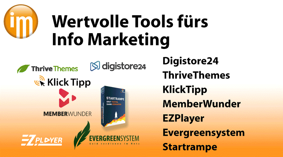 Info Marketing Wertvolle Info Marketing Tools
